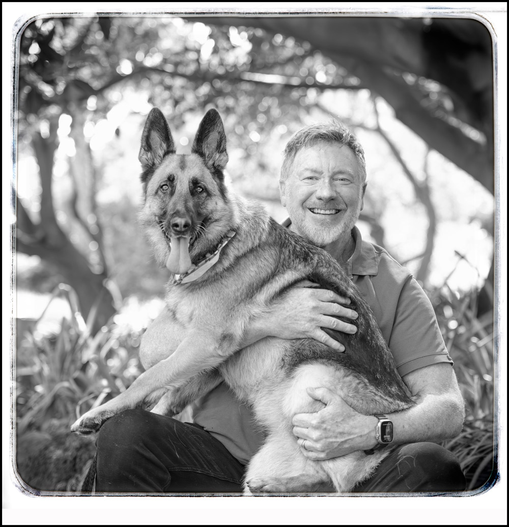 Simon and German Shepherd